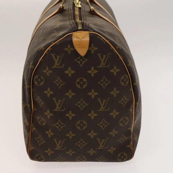 LOUIS VUITTON Monogram Keepall 45 Boston Bag M41428 LV Auth 138601 - Picture 6 of 16
